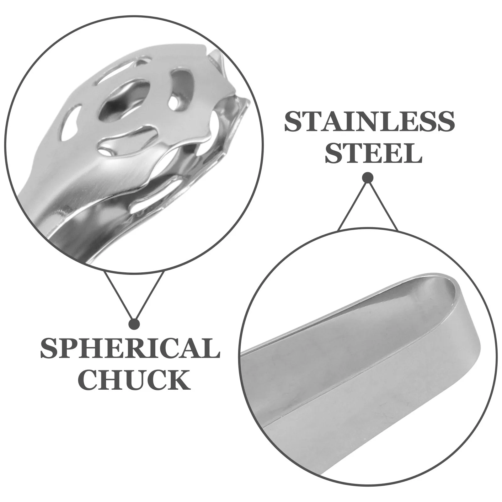 

Stainless Steel Food Tong Lightweight Buffet Serving Tong Kitchen Cooking Bbq Bakery Dessert Clamp Reusable Food Clip