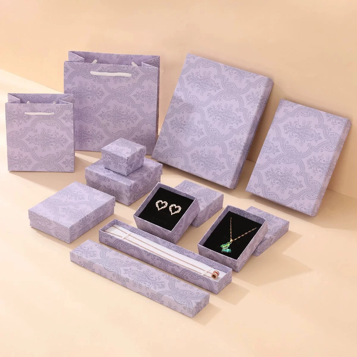 Шкатулка-для-драгоценностей-«Звездное-небо»-коробка-для-упаковки-ювелирных-изделий-серьги-кольца-ожерелье-браслет-модная-бумажная-коробка