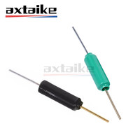 10PCS SW-200D Vibration Ball Tilt Angle Switch Sensor Double Bead Black Green 12V