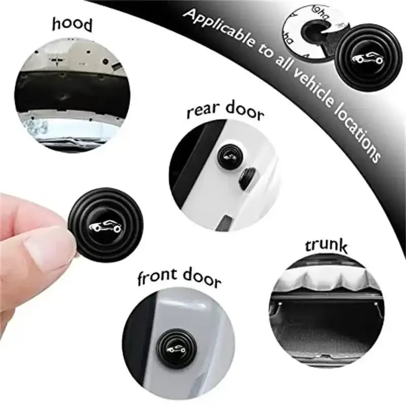10/20PCS Universal Anti-collision Door Sticker Car Door Shock Absorbing Gasket Crash Pad Shockproof Thickening Cushion Sticker