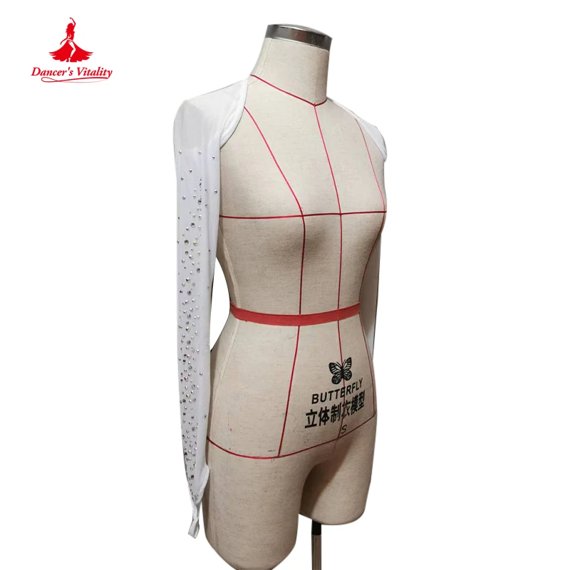 Bauchtanz Anzug Weibliche Erwachsene Temperament Pailletten Top Kurzen rock Praxis Kleidung frau Sexy Hemd Leistung Kleidung Set – Detail 2