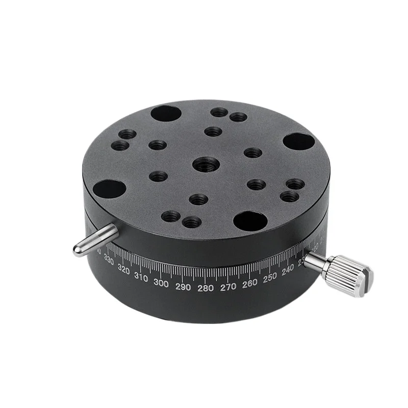 High-precision R-axis rotary slide table RGE25/40/60 360-degree indexing disc manual fine-tuning