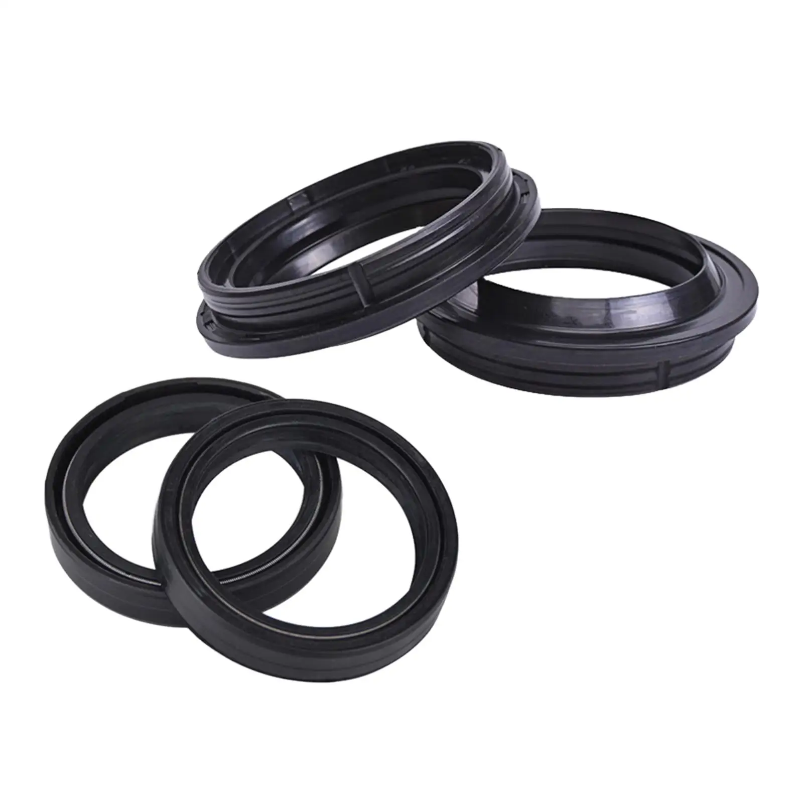 Front Fork Damper Oil Seal Dust Cover Black for Aprilia Etv Mxv RXV Sxv