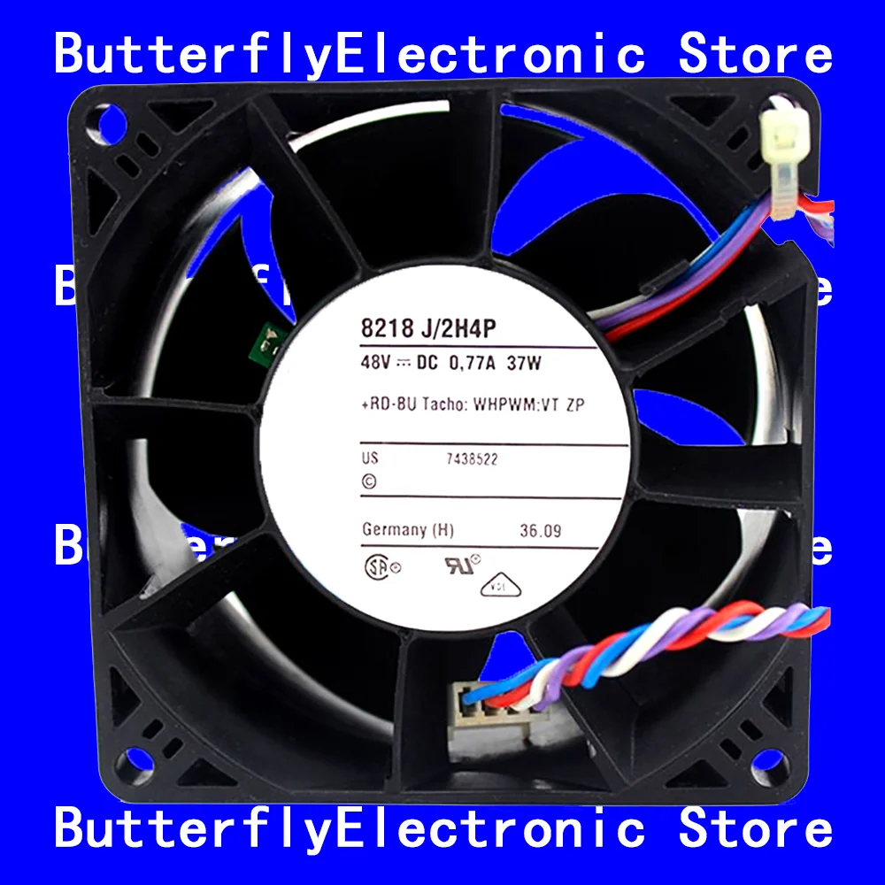 

НОВЫЙ ОРИГИНАЛЬНЫЙ 8218J/2H4P DC48V 0.77A 37W 8038 80*80*38 мм ОХЛАЖДАЮЩИЙ ВЕНТИЛЯТОР