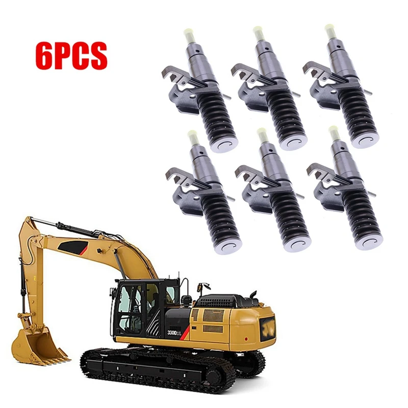 

6Pcs Car Fuel Injectors 127-8216 127-8222 127-8205 0R-8682 For Caterpillar 3114 3116