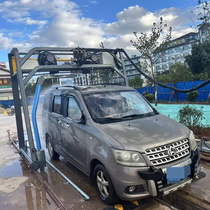Customized High Quality Electric 360 Intelligent Automatic Control Touchless Vehicle Car Wash Cleaning Machine For Gas Station P