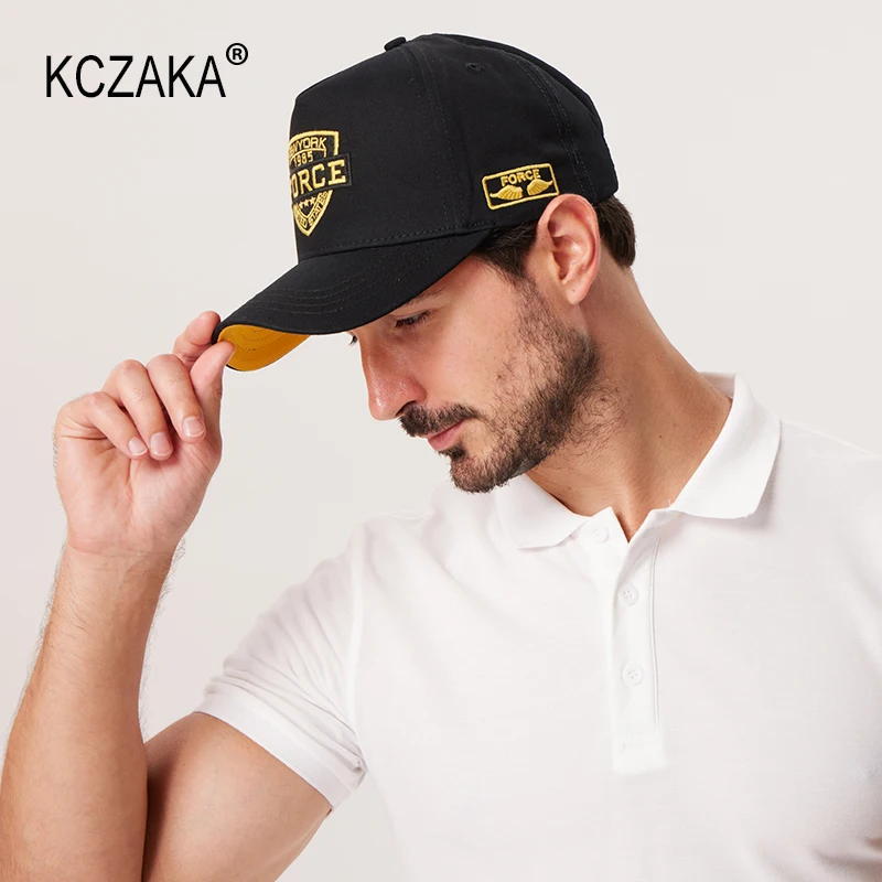 Męska czapka z daszkiem Casual Plus rozmiar bawełna list haftowany nadruk Snapback czapki Trucker dla kobiet wysokie góry czapki tirówki kapelusze