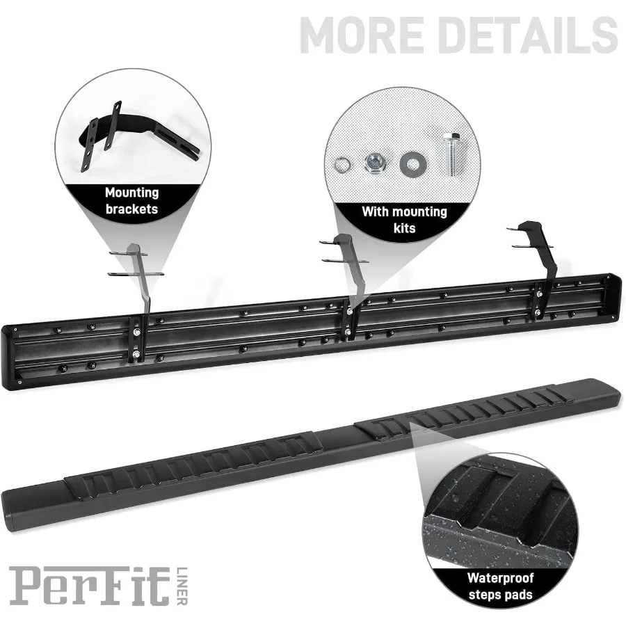 6 لوحات تشغيل متوافقة مع 2015-2026 Ford F-150 Super Crew Cab و2017-2026 Ford F250 F350 Super Duty Crew Cab - Side St