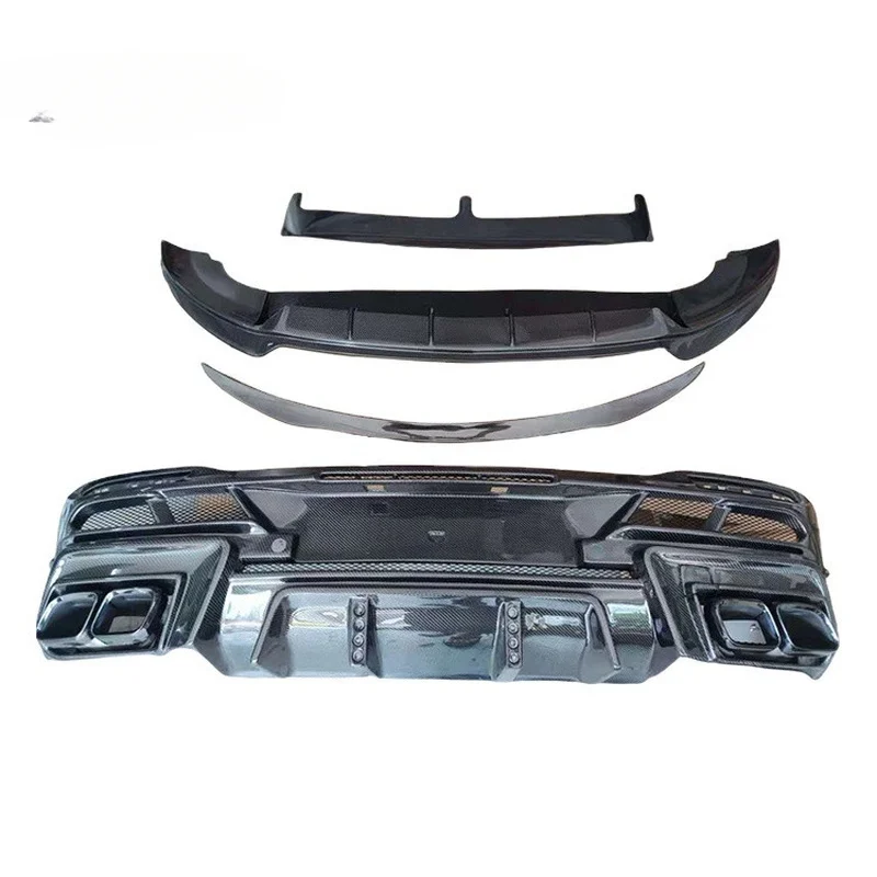 High Quality Carbon Fiber Larte Style Body Kit Fit for C167 W167 Coupe Front Lip Rear Diffuser Spoiler Tuning Modification Parts