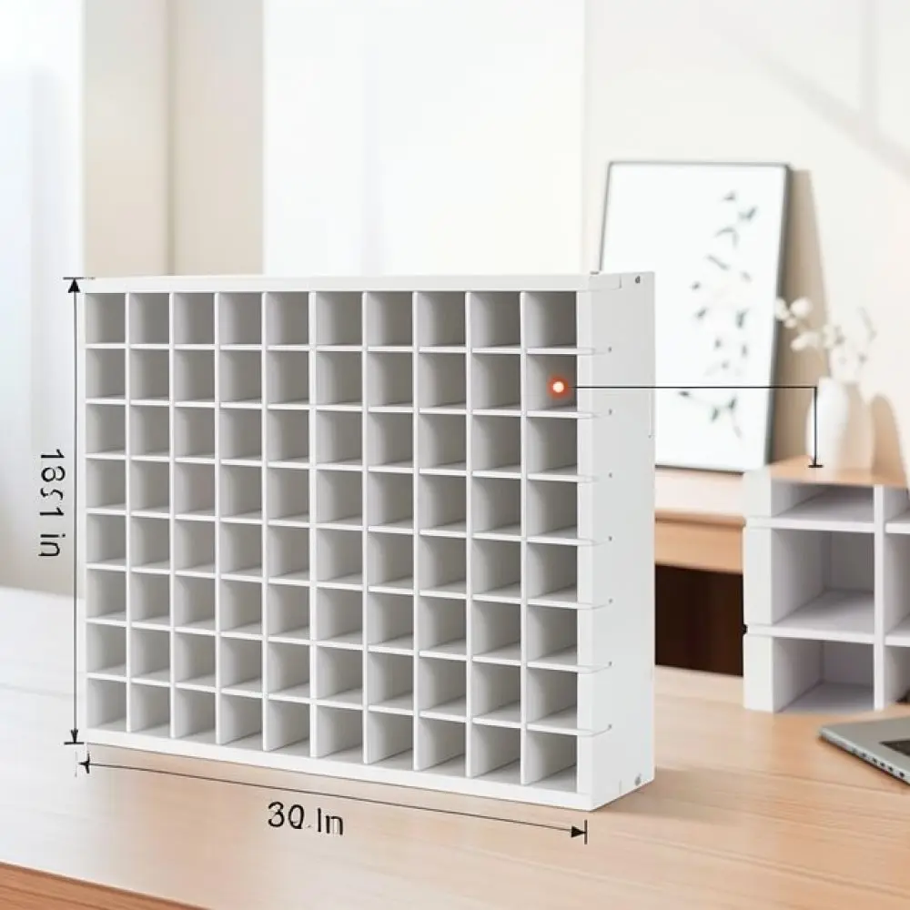 Plastic Craft Paint Organizer Rack Modular Pigment Display Stand Desktop Wall Mount Holder For Huishijia Art Supplies