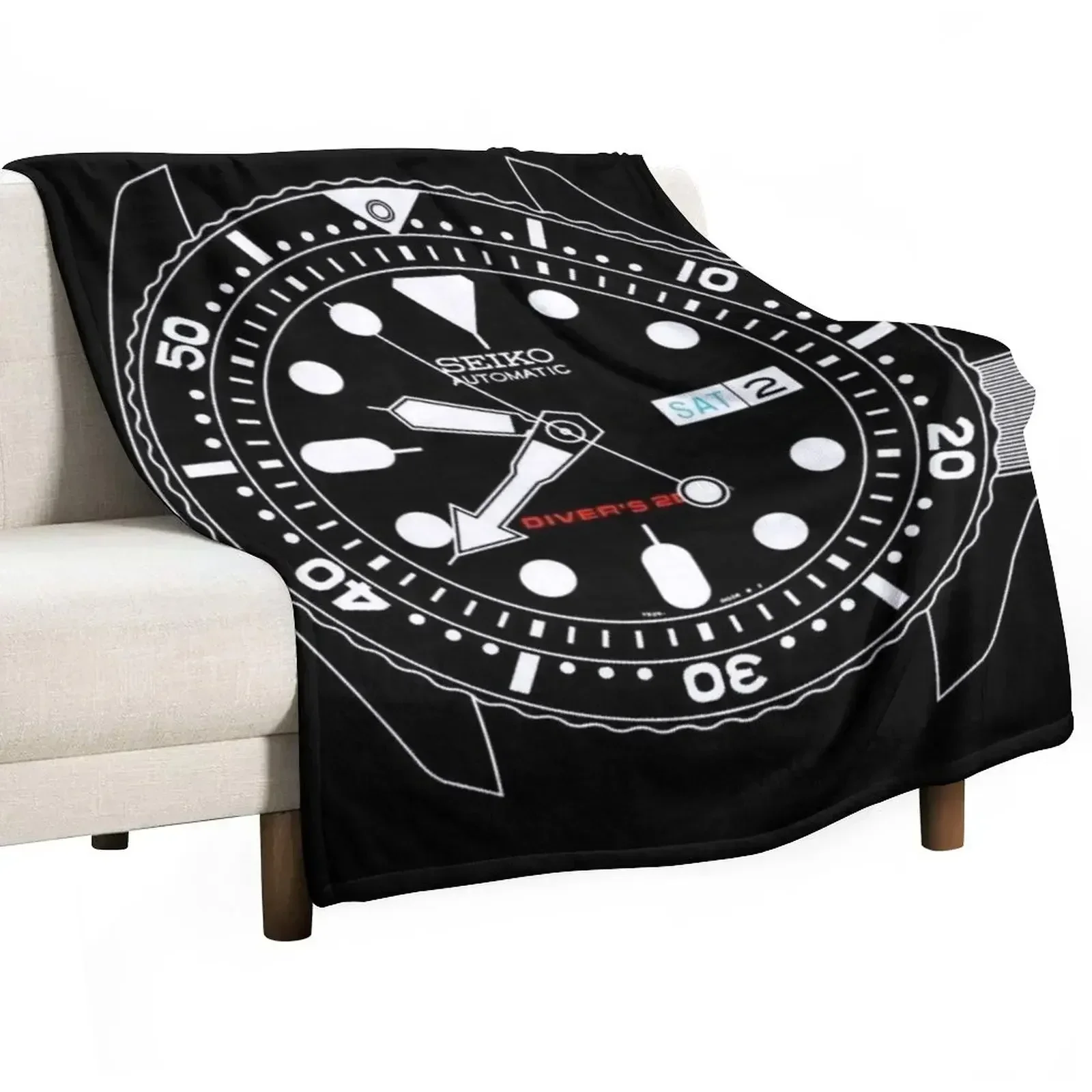 Seiko SKX diver Throw Blanket Sofa anime Blankets