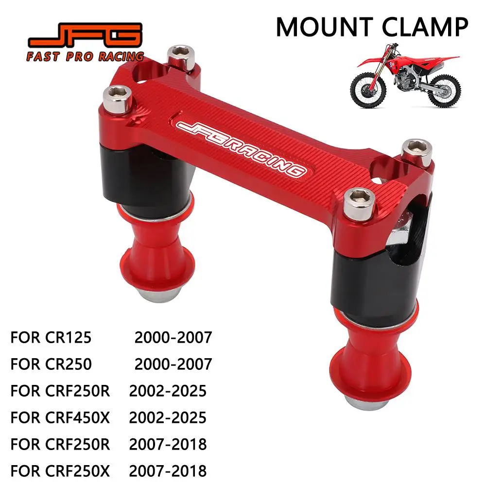 

Motorcycle Accessories HandleBar Riser Mount Clamp For Honda CR125 CR250R CRF250R CRF450R 2004 2005 2006 2007
