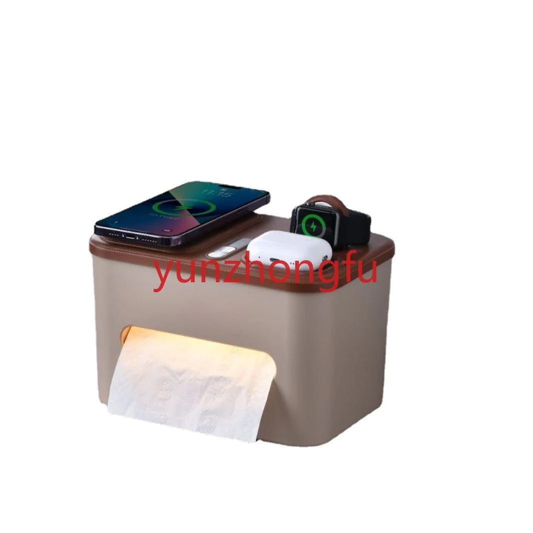 

Mobile phone, bluetooth headset, watch, wireless charging, three-in-one atmosphere light, tissue tissue, storage box,