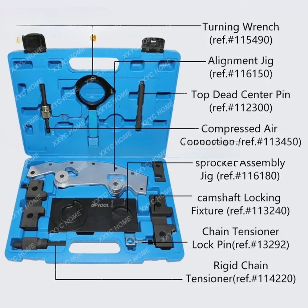Double Vanos Twin Camshaft Alignment Timing Locking Tool Kit Compatible with  M52TU M54 M56