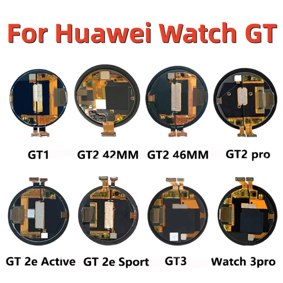 

AMOLED For Huawei Watch GT 1 2 3 2e 2 Pro 3 Pro B19 B29 LTN-B19 DAN-B19 LCD Touch Screen Display Digitizer Assembly For iWatch