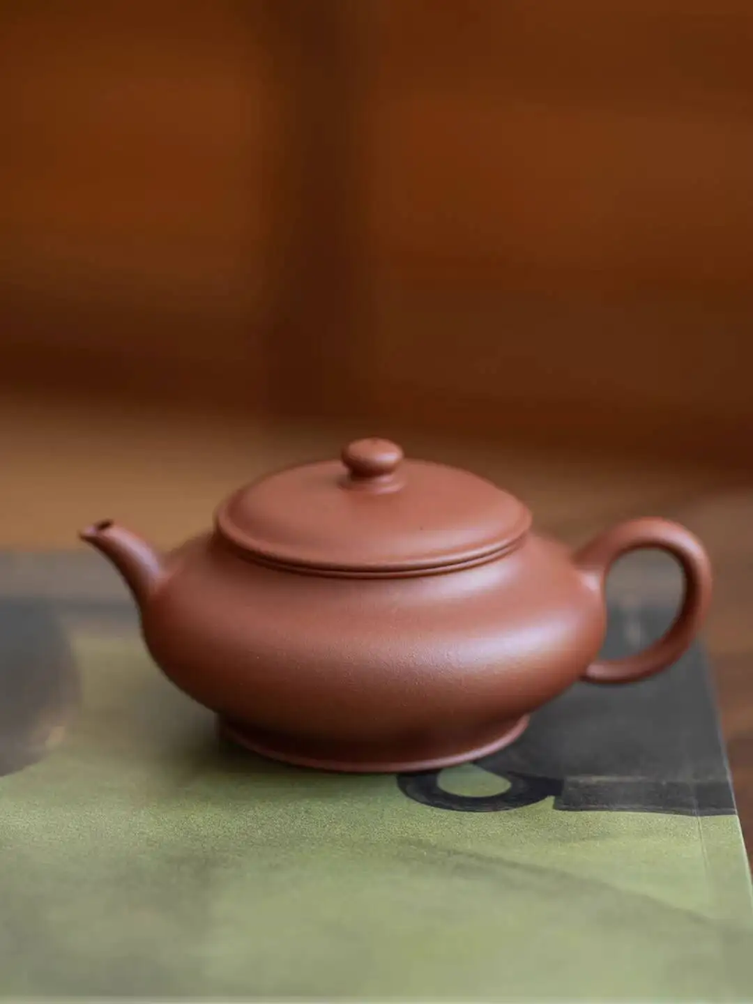 Handmade Yixing Zisha Original Mineral Red Skin Dragon Xubian Scholar Teapot Studio Self-Produced 200Cc Household
