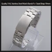 Quality 316L Stainless Steel Watch Bands For 1853 T049 T049410A For Tissot Strap PR100 Series Solid Metal Bracelets Watchband