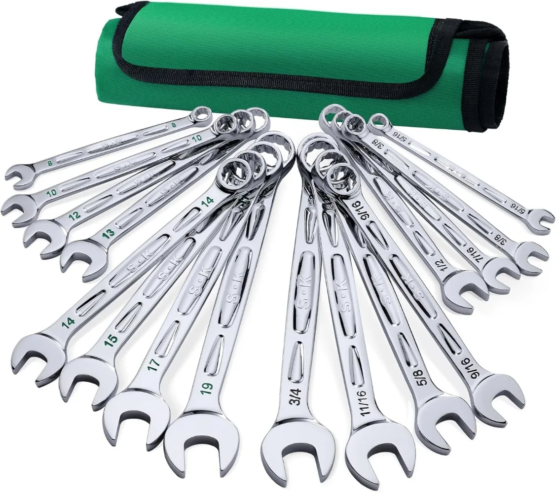 Combination Wrench Set, SAE 5/16