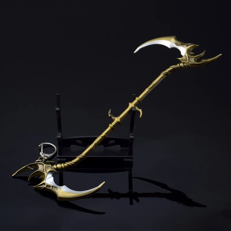 8.26in Game Randapparatuur Furious Chop De Verdict Dragon Slayer Mes Wapen Model Melee Zwaard Ambachten Desktop Ornamenten Jongens Speelgoed