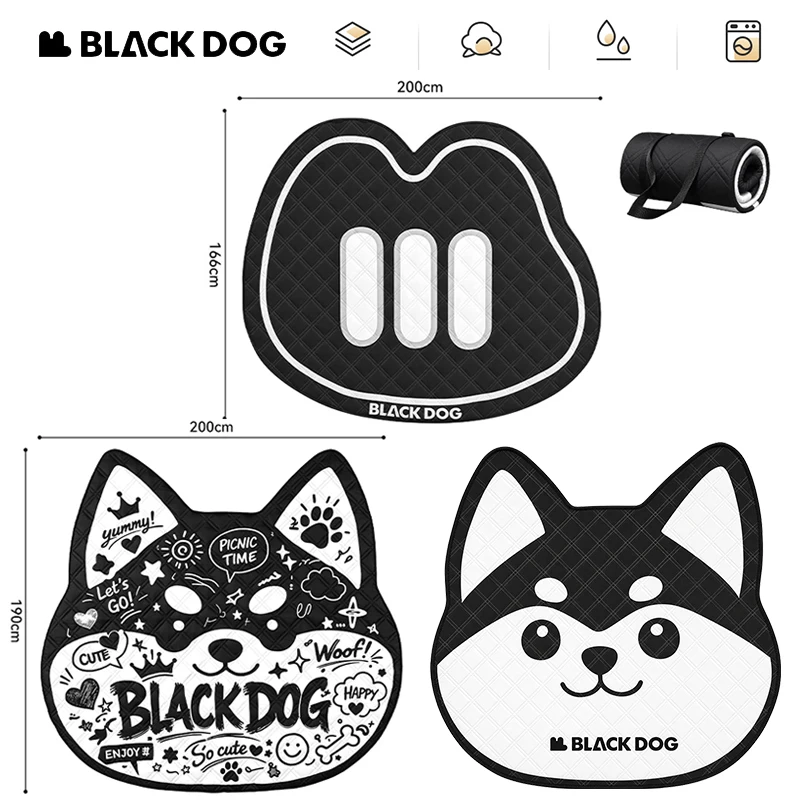 BLACKDOG Ultrasonic Picnic Mat 5mm Thickened Waterproof Outdoor Camping Tent Moisture-proof Mat Picnic Beach Cushion Home Use