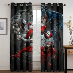 Cheap Kids Cartoon Anime 3D Children's Free Shipping 2 Pieces Thin Window Drape Curtain for Boy Girl Living Room Bedroom Decor