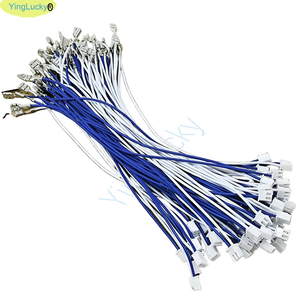 20PCS Sanwa Button Wiring 2.8mm Sanwa OBSF 30mm & 24mm with 2 Pin Plug Cable Joystick / Wires for Arcade Game Machines Accessori