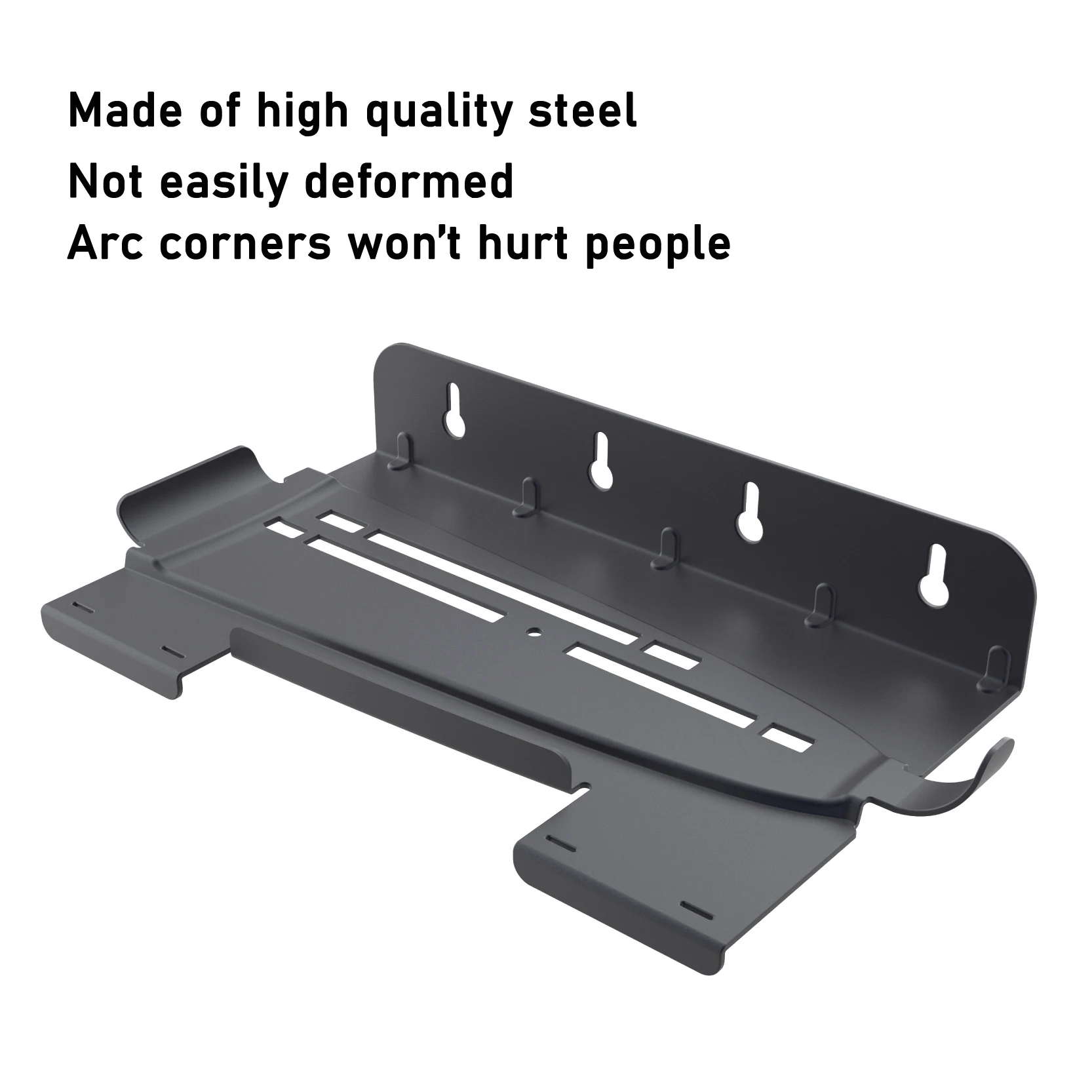 حامل وحدة تحكم مثبت على الحائط لحامل PS5 النحيف مع 2 وحدة تحكم مثبتة على دعامة تخزين عمودية PlayStation5