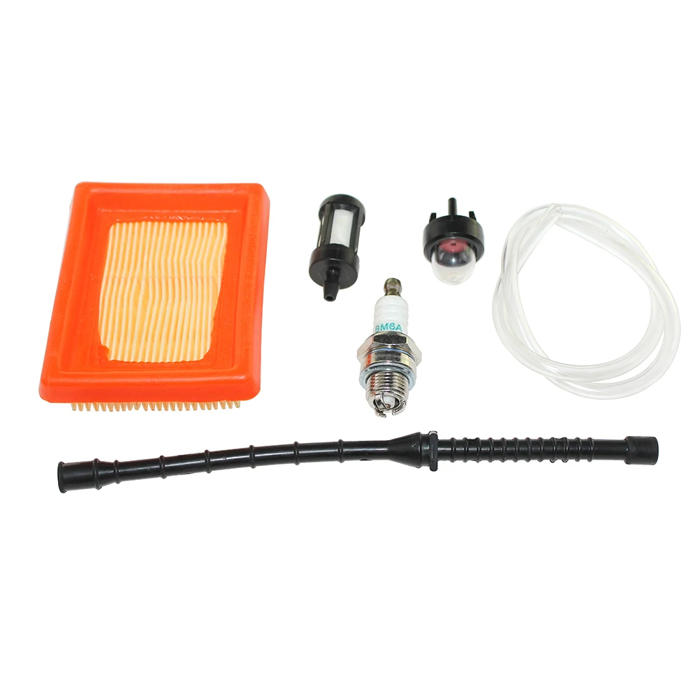 Imagem -05 - Mangueira de Filtro de ar Spark Plug Bomba de Combustível para Stihl Bt120 Bt121 Fr350 Fr480 Fs120 Fs200 Fs250 Fs400 Fs450 Fs480 Ht250