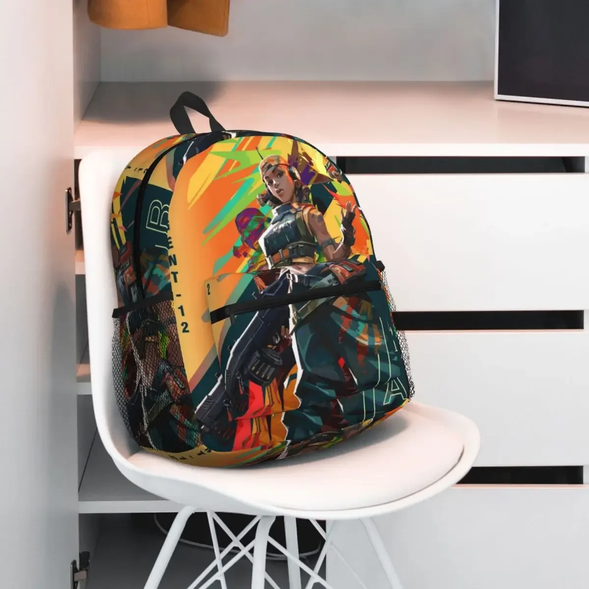 Game Valorant  Student Backpack School Bag Hiking Travel Daypack for Men Women Fashion Bookbag Shoulder Bags
