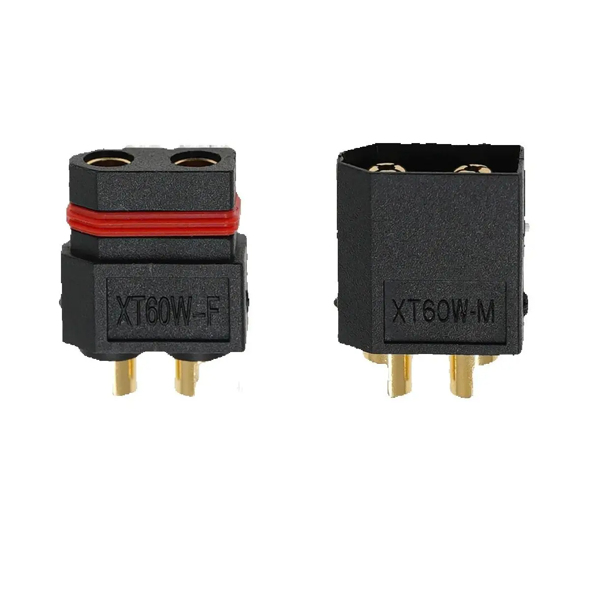 

5 шт. новый оригинальный AMASS XT60W XT60 XT60W-F XT60W-M разъем черный мужской женский водонепроницаемый UL94 V0 PA66 XT60 XT30 XT90 XT60H