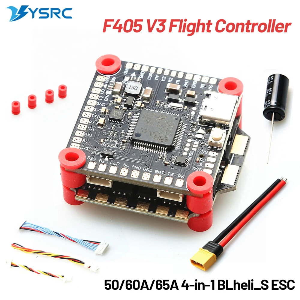 F405 V3 Controllore di volo BLS 4-in-1 50A 60A 65A ESC 2-6S Lipo Stack 30,5 * 30,5 mm per telecomando FPV Racing Drone Quadcopter