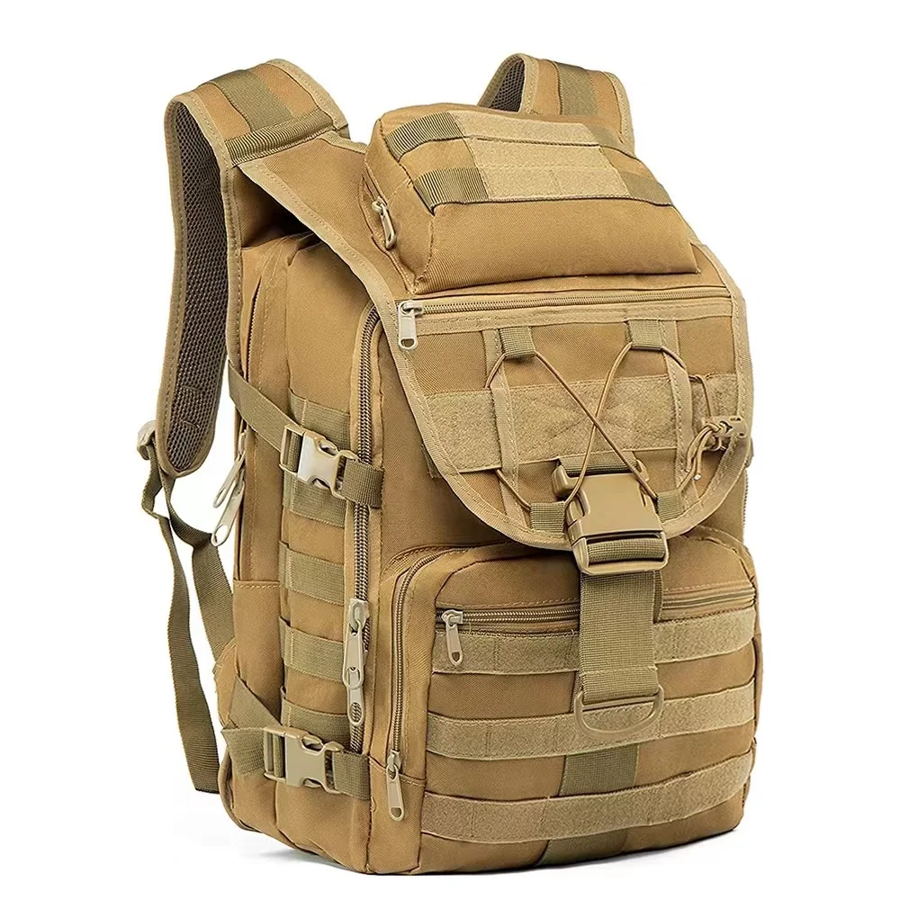 35L Large-capacity Tactical Military Backpack Molle Bug Bag Laptop Rucksack Outdoor Sports Backpack Hiking Camping Assault Pack