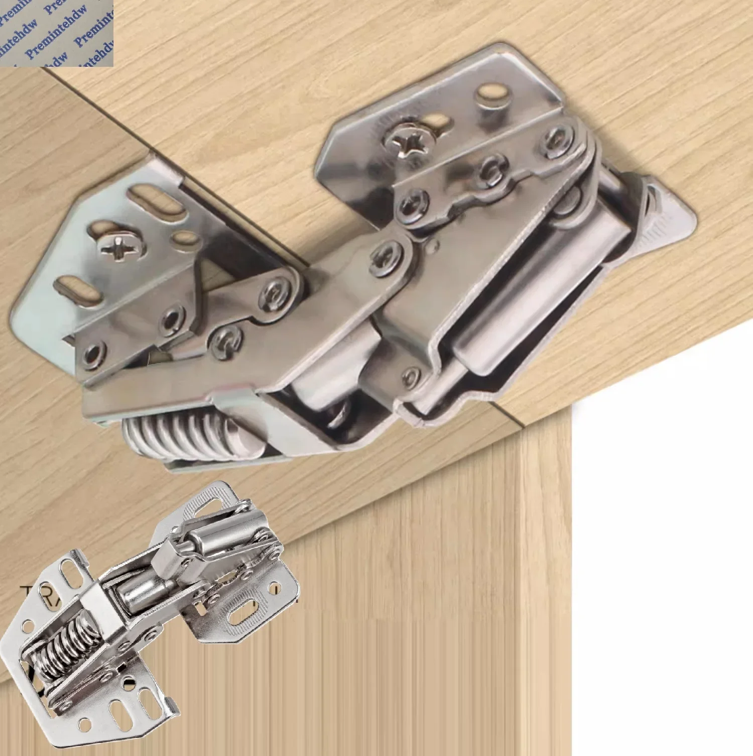 

4Pcs Face Mount RV Overhead Cabinet Lid Stay Hinge---No Need Extra Flip Support Mechanism