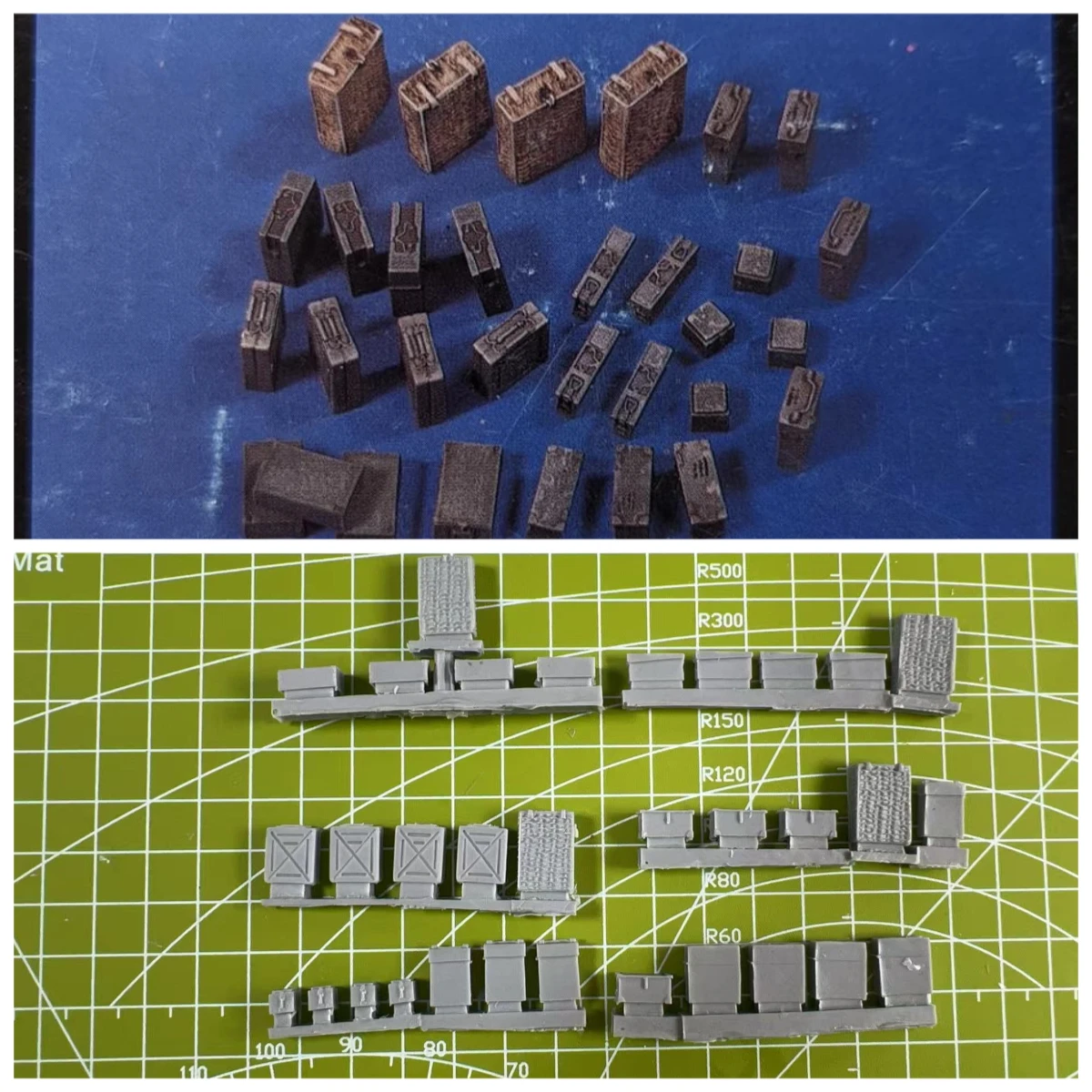 1:35  Resin Model Assembly Kit Resin Scene Modification Stack Grey Model 39099