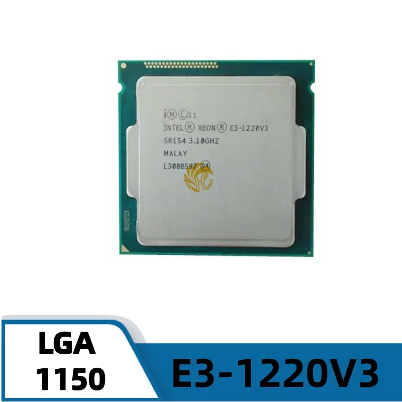 

Intel Xeon E3 1220 V3 3.1GHz 8MB 4 Core SR154 LGA 1150 CPU E3-1220V3