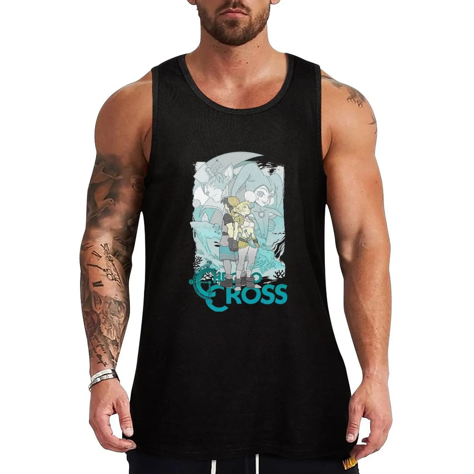 

Enjoystick Chrono Cross 34 Basic Novelty Graphics Tank Top t shirts Men's gym clothing Sportswear for men Sleeveless men