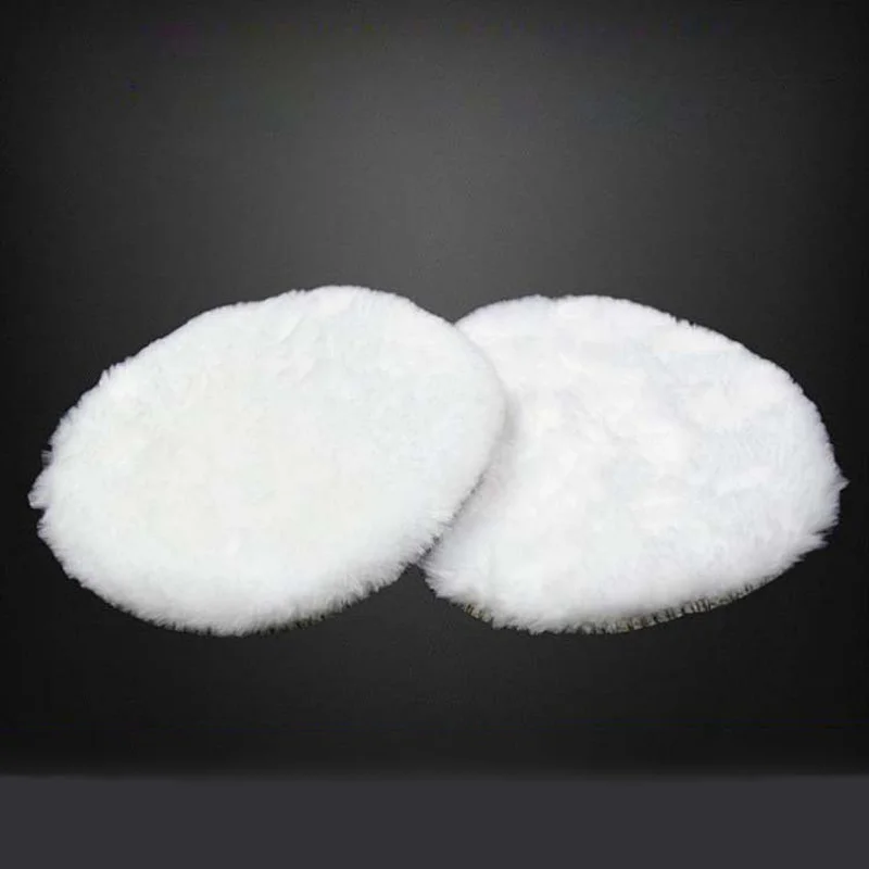 3/4/5/6/7 InchUniversal Car Polish Pad Soft Imitated Wool Polishing Disc Body Waxing Buffing Wheel Auto Cleaning Care Tools