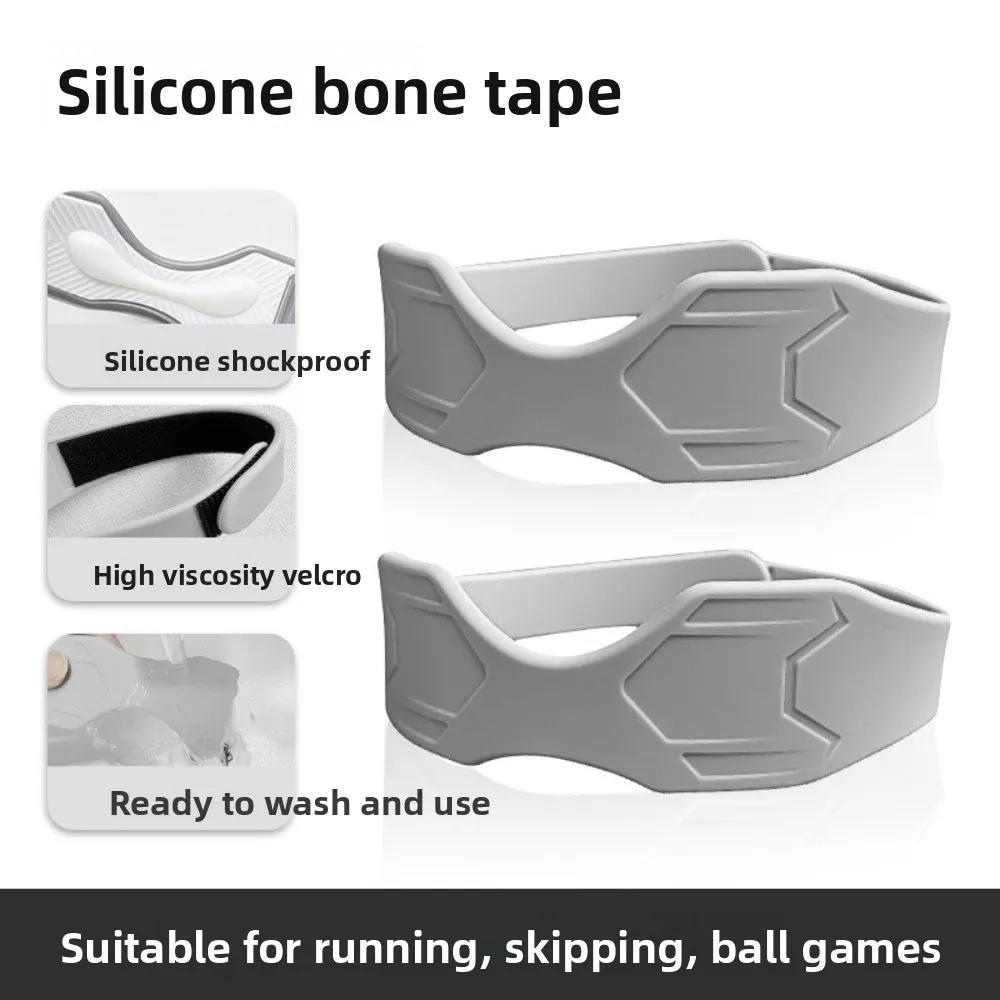 Silicone Knee Pads Patella Strap Shock-absorbing Patellar Tendon Stabilizer Knee Patella Support Non-Slip Design Protector