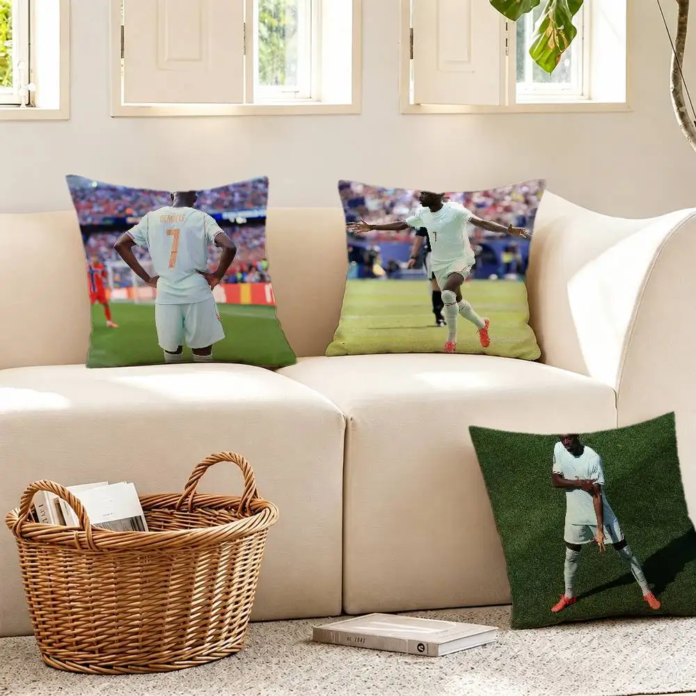 D-D-embele No.10 football Pillow Case Pattern Printed Pillowcase For Living Room Sofa Cushion Cover