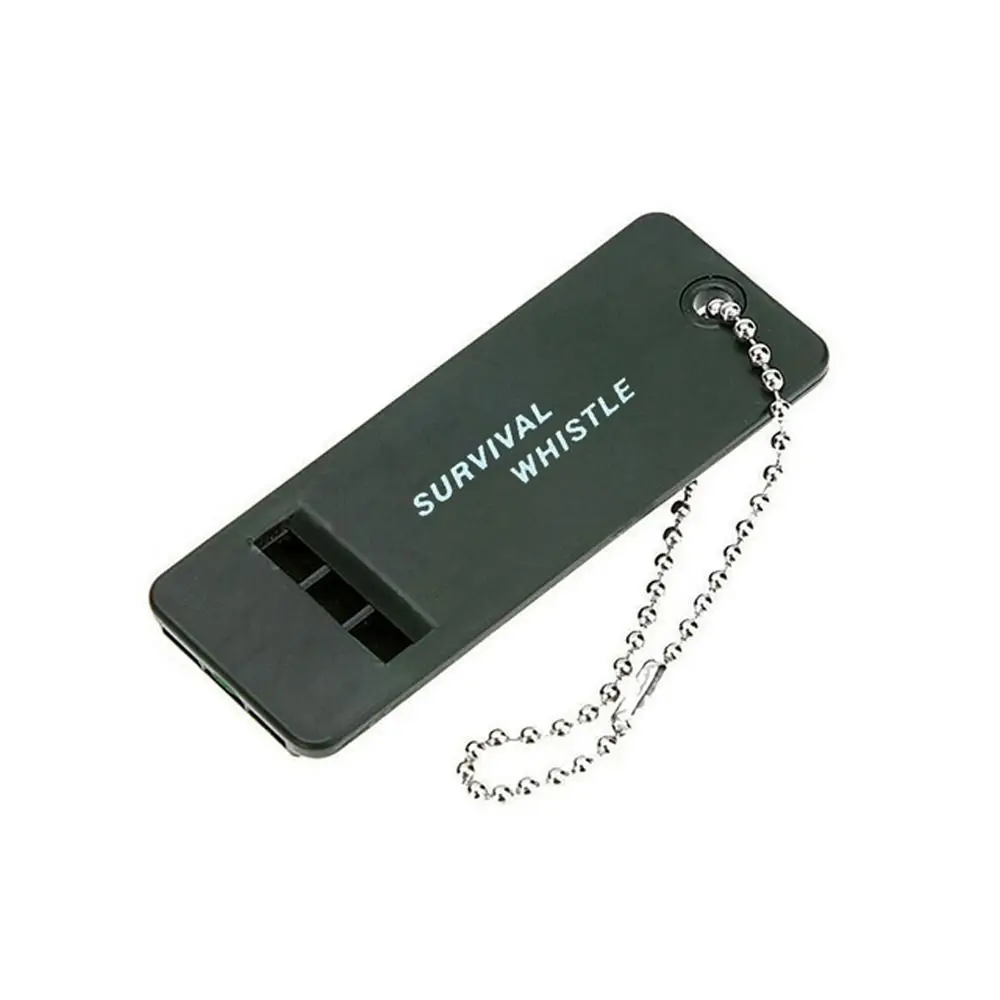 

Hiking Keychain High Decibel Emergency Rescue Whistle Emergency Whistle Survival Tool 3-Frequency Whistle Survival Whistle