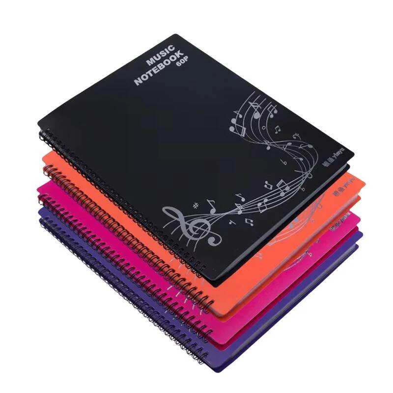 

MB60 Yinyu Music Sheet Folder Features Direct-Write Plastic Cover and A4 Size 60 Pages for Effortless Score Updates