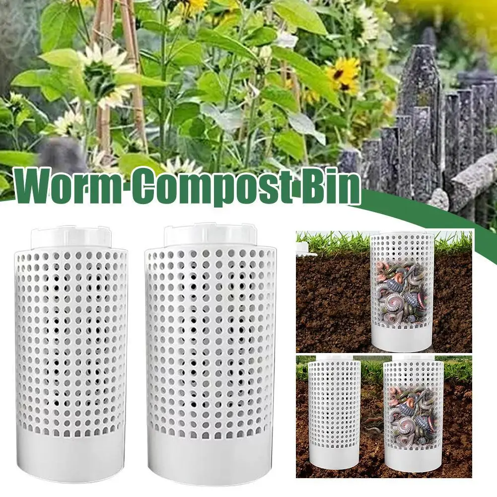 

Outdoor Compost Bin Worm Composting Bin Worm Farm Compost Bin Kit For Inground Insect Composter For Small Flower Pots Garden