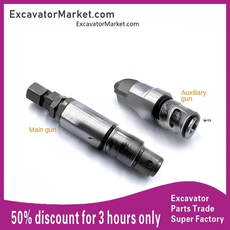 

for Vol-vo ec350 360 380b/d distribution valve main gun auxiliary gun main overflow valve distributor auxiliary gun excavator