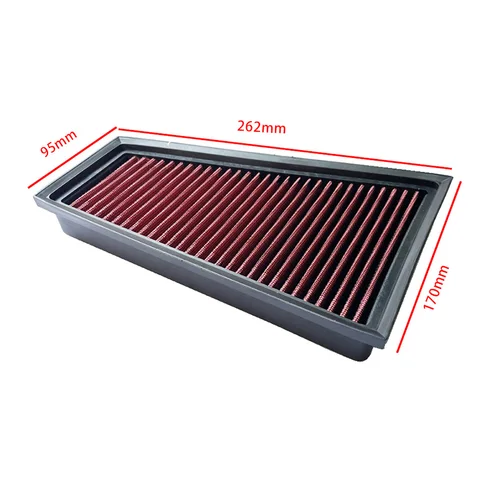 Filtro de aire de alto flujo compatible con Mercedes Benz A160 180 200 250 B160 180 200 250 CLA GLA180 200 220 250 sistema de entrada de aire