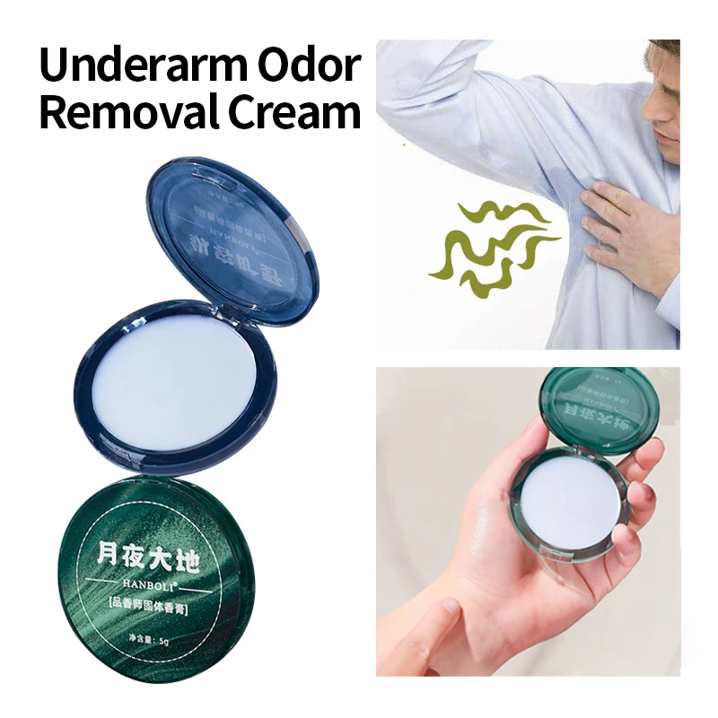 Body Odor Underarm Removal Cream Underarm Absorb Sweat Bad Smell Deodorizer Armpit Odor Deodorant Men Women Skin Care Perfume