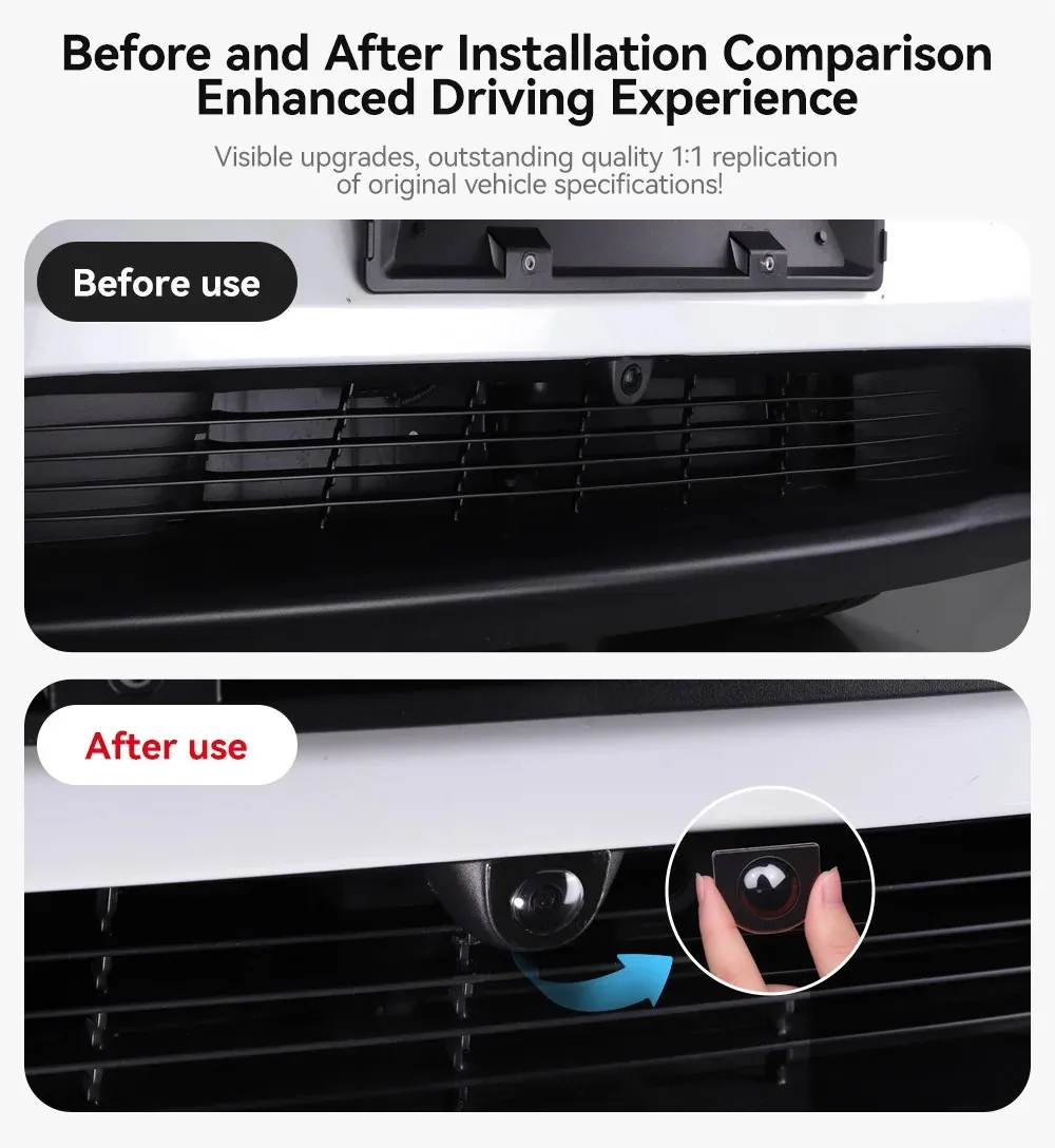 YZ Vehicle Front Camera Protection For Tesla Model Y Juniper 2025 Interesting Automotive Products Anti-Collision Car Accessories