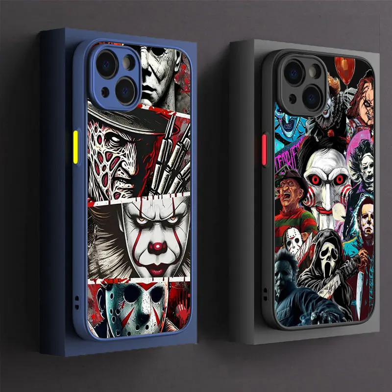Halloween Michaels Myers Phone Case For iPhone 14 15 16 17 Pro Cover For iPhone 17 Air 11 13 Pro Max 12 16e 16 Plus Soft Funda - Image 2