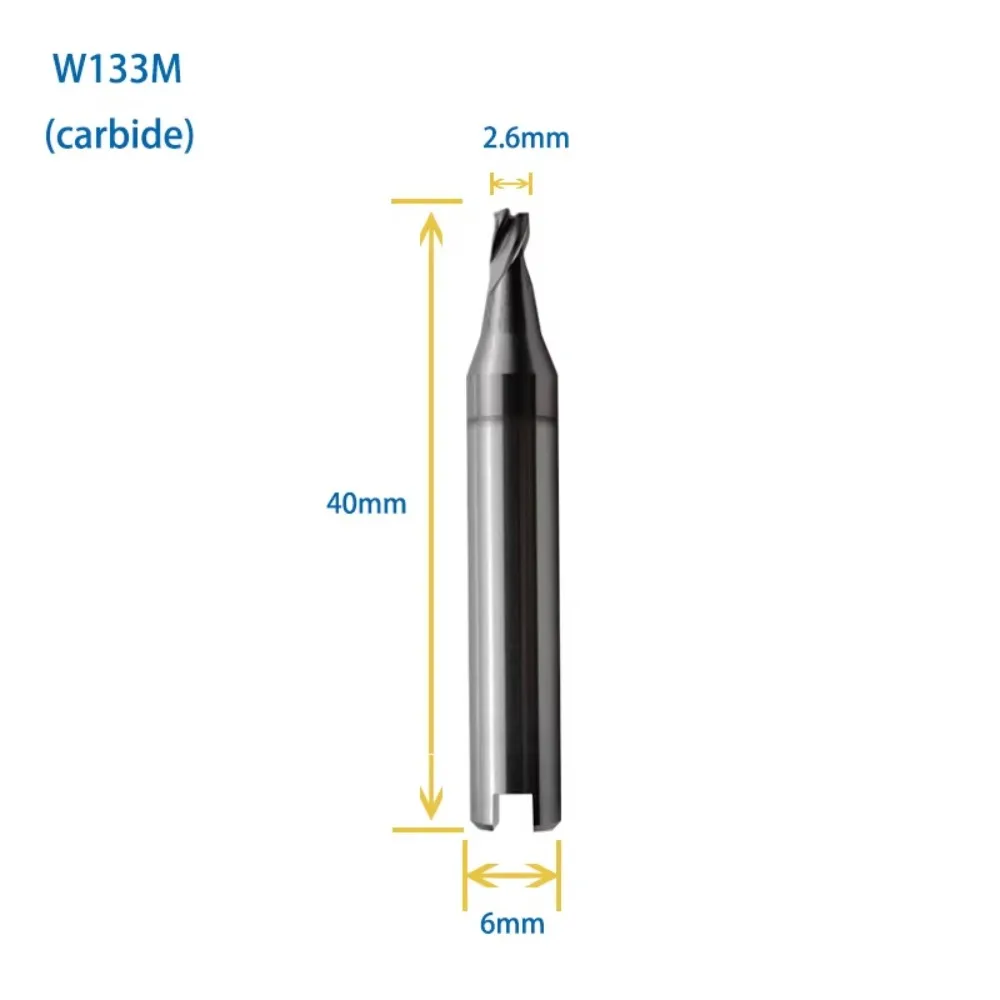 2026 Milling Cutter W133 Compatible with SILCA QUATTROCODE TRIAX QUATTRO TRIAX E.CODE Key Cutting Machine