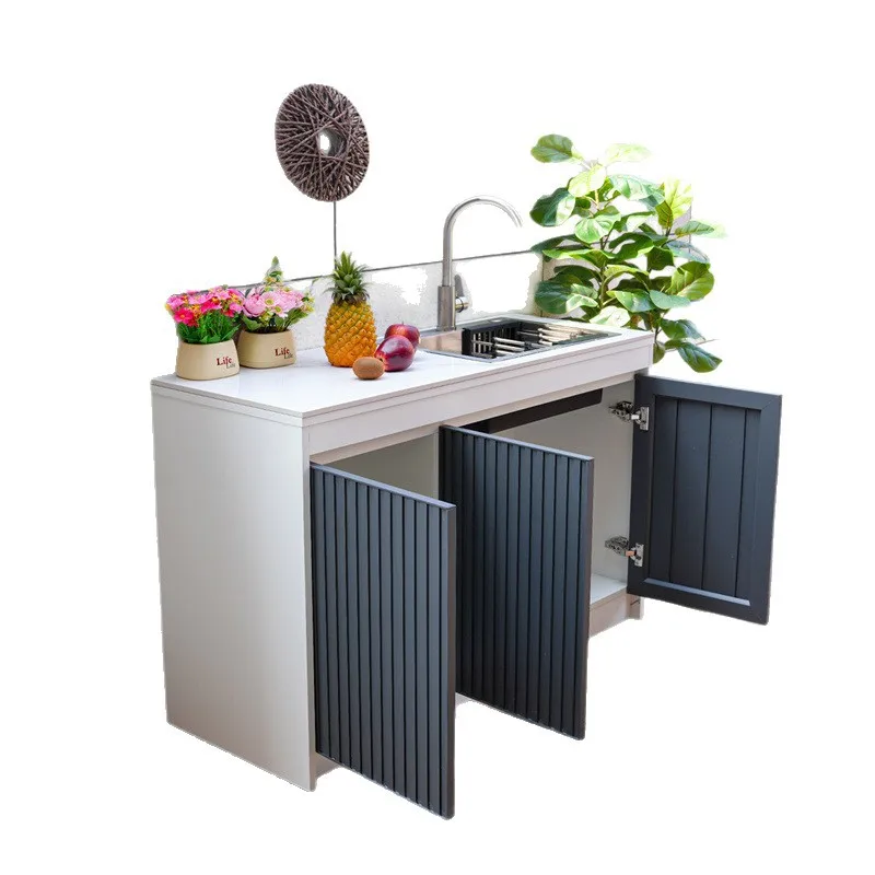 

Уличный двор, стиральный стол из каменной плиты, дверца шкафа из алюминиевого сплава, алюминиевая сотовая консоль, островная платформа