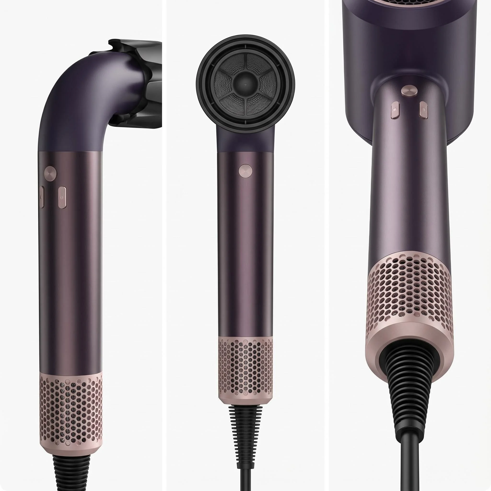 2026 Huaqiangbei bent pipe hair dryer high-speed home hair salon strong wind silent hair care high-speed dry hair dryer